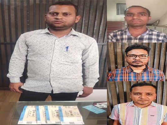 टी-20 मैच के टिकटों की कालाबाजारी : 17 टिकट के साथ 4 गिरफ्तार