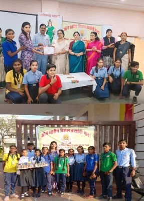 जोन स्तर विज्ञान मेला में अंधविश्वास के विरुद्ध जिले की छात्राओं ने प्रस्तुत किया विज्ञान नाटक