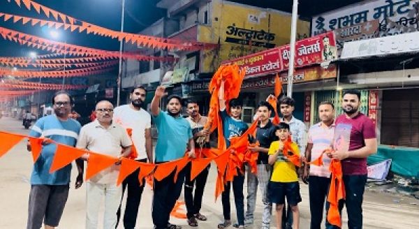  रामनवमी की तैयारी ज़ोरो पर, भगवामय हुआ गरियाबंद