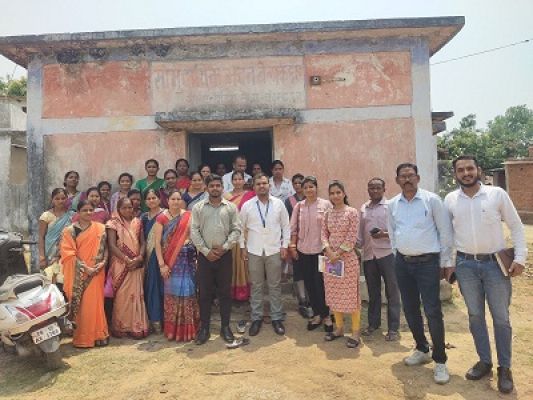 नीति आयोग दिल्ली की टीम ने आकांक्षी विकासखण्डों का किया दौरा