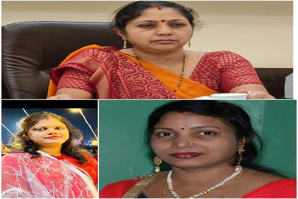 क्लासिक प्लस की अध्यक्ष  श्रीमती कमलेश गुप्ता, सचिव प्रीति,  कोषाध्यक्ष लक्ष्मी  बनी