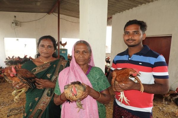 मुर्गी पालन से श्यामबाई प्रति माह मुनाफा कमा रही हैं