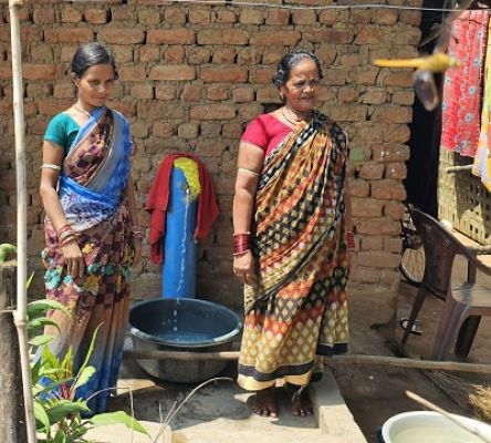  देवभोग क्षेत्र के कुम्हड़ईखुर्द बना हर घर जल प्रमाणित गांव