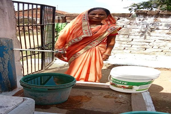 जल जीवन मिशन से दूरस्थ ग्राम राजादेवरी की बदली तस्वीर