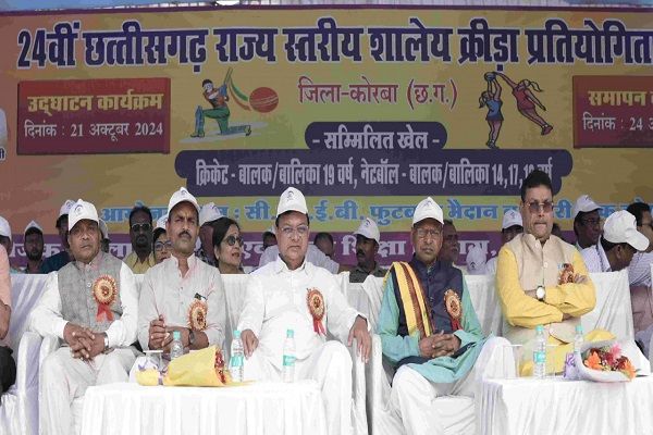 खेल भावना से मिलती है सफलता और आगे बढ़ने की प्रेरणा: उद्योग मंत्री श्री लखन लाल देवांगन