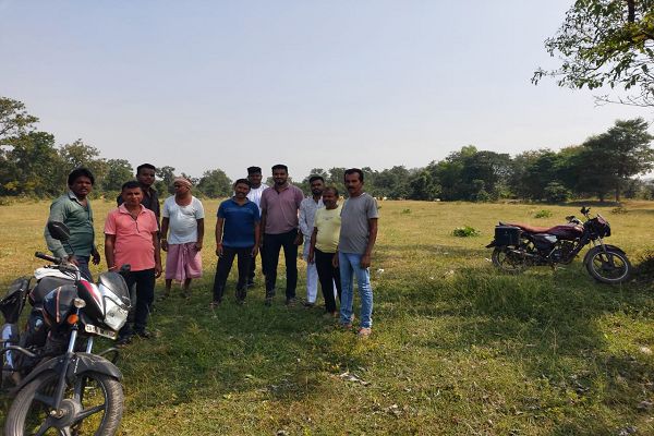  शिव महापुराण कथा स्थल पर एमपी से पंडाल वाले आए थे