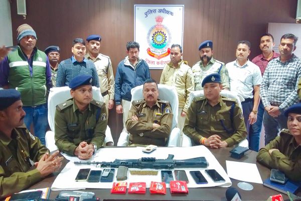 17वीं बटालियन सरेखा से इंसास रायफल चोरी और फिरौती मांगने का आरोपी आरक्षक गिरफ्तार: दो मामलों में अपराध दर्ज