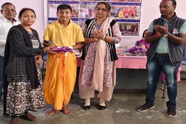 दिव्यांग बच्चों के लिए खेलकूद और सांस्कृतिक कार्यक्रम आयोजित