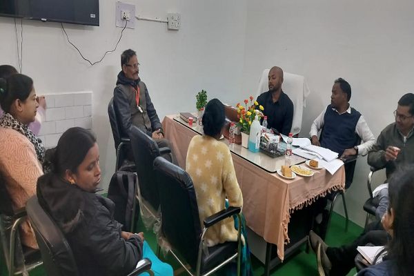  विकासखण्ड ओड़गी में स्वास्थ्य विभाग द्वारा अन्तर विभागीय बैठक का आयोजन