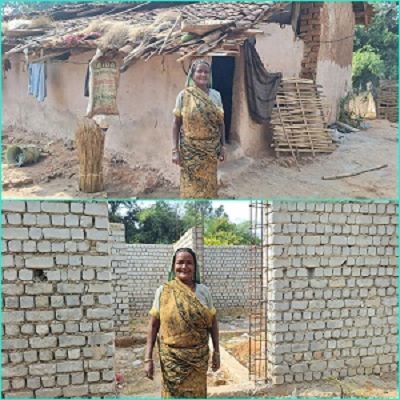 पहाड़ी कोरवा संझई बाई का बन रहा पीएम जनमन आवास