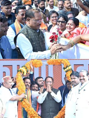 जहां कभी गोलियों की गूंज थी, वहां अब सुनाई देता है विकास का शंखनाद - मुख्यमंत्री श्री साय