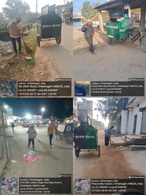  कुनकुरी/नगर में चलाया जा रहा विशेष साफ सफाई अभियान 