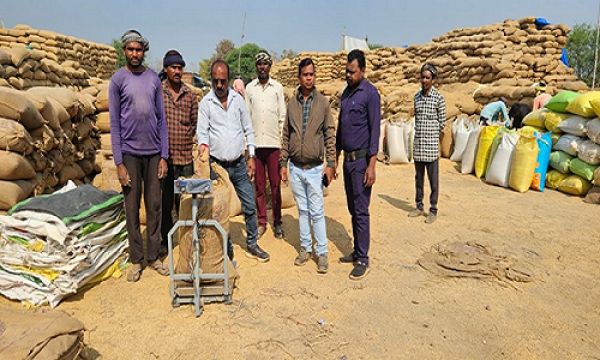 70 लाख रुपए के 2238 क्विंटल धान के रकबे का किया समर्पण