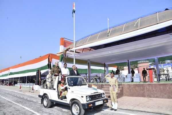 जगदलपुर में गणतंत्र दिवस की तैयारी का अंतिम रिहर्सल