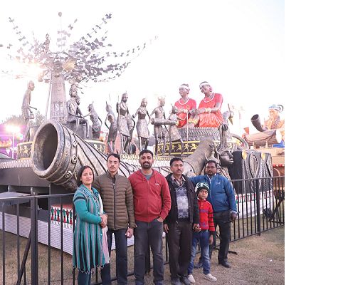 झांकी में रामनामी समुदाय, जनजातीय कला, नृत्य व शिल्प की दिख रही झलक