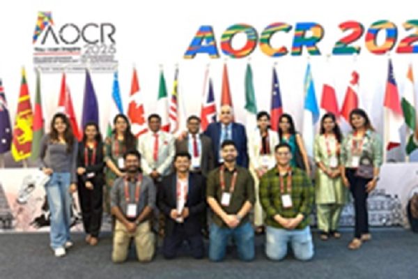 रेडियोडायग्नोसिस विभाग के डॉक्टरों ने दिये व्याख्यान, मिला अवार्ड