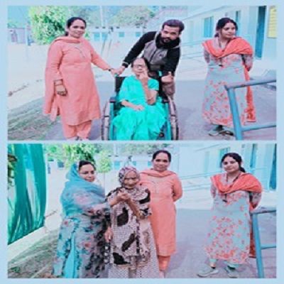 नगरीय निकाय चुनाव में 100 वर्ष की कलावती और 104 वर्ष की सकीना ने किया मतदान