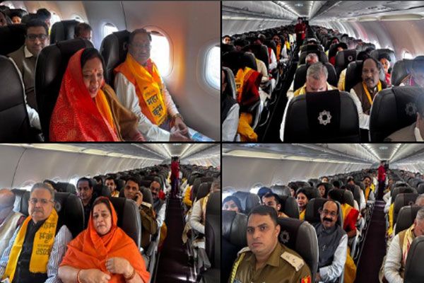 महाकुंभ में आस्था की डुबकी लगाने छत्तीसगढ़ सरकार रवाना