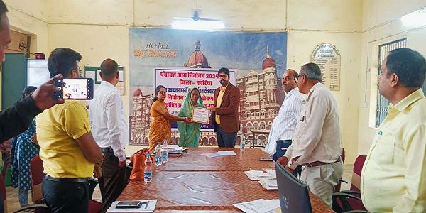 सोनहत से शिवकुमारी और सुरेश सिंह जिला पंचायत सदस्य निर्वाचित