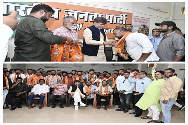 विधायक किरण देव के समक्ष नानगुर मंडल के सैकड़ों युवाओं ने किया भाजपा प्रवेश