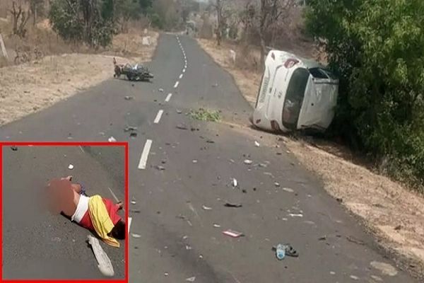 कार और बाइक में भिड़ंत, युवक की दर्दनाक मौत