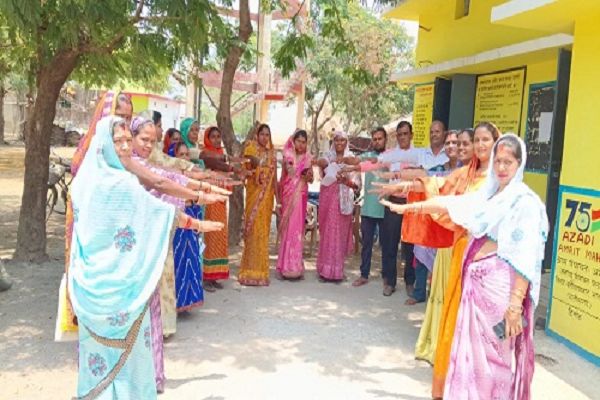 ग्राम पंचायतों में जल संचयन के लिए ली गई शपथ