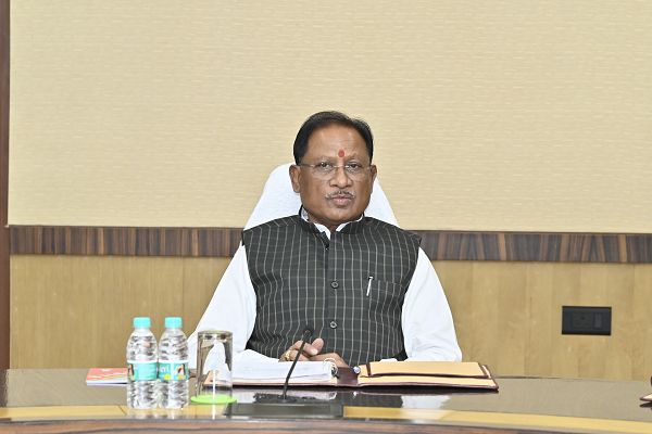 मुख्यमंत्री श्री विष्णु देव साय की अध्यक्षता में मंत्रालय, महानदी भवन में कैबिनेट की बैठक शुरू