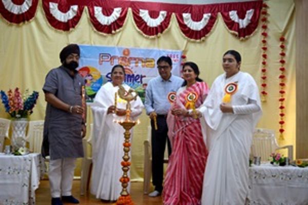 ब्रह्माकुमारी संस्थान द्वारा चौबे कालोनी में समर कैम्प का उद्घाटन हुआ...