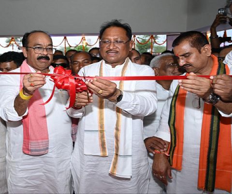 मुख्यमंत्री श्री विष्णुदेव साय ने किया मुंगेली में नवनिर्मित जिला परिवहन कार्यालय का लोकार्पण