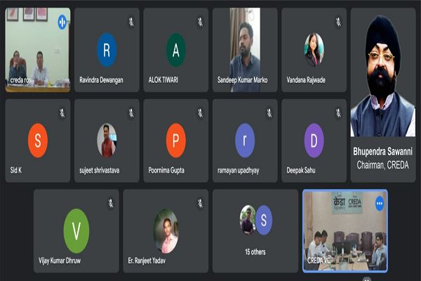 शासन के सुशासन तिहार अंतर्गत क्रेडा के समस्त  सौर संयंत्रों की कार्यशीलता सुनिश्चित करने हेतु क्रेडा अध्यक्ष  श्री भूपेन्द्र सवन्नी ने अधिकारियों को दिये निर्देश।