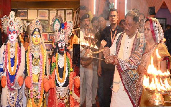  मुख्यमंत्री ग्राम दोकड़ा में भगवान जगन्नाथ मंदिर के प्राण प्रतिष्ठा कार्यक्रम में शामिल हुए