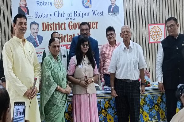  "पारस ग्रुप ऑफ फाउंडेशन" और "रोटरी क्लब ऑफ रायपुर वेस्ट" का सराहनीय सहयोग