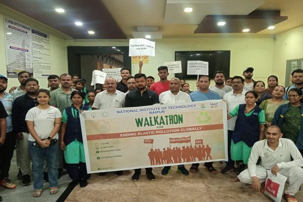 एनआईटी रायपुर ने आयोजित किया वाकेथान और शपथ समारोह