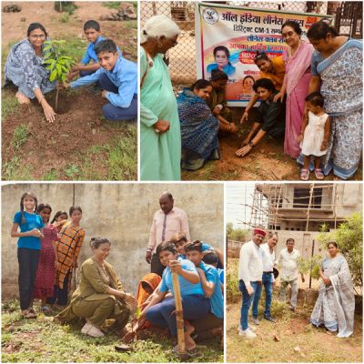 लीनेस क्लब रायपुर ने पर्यावरण दिवस पर लगाए वृक्ष