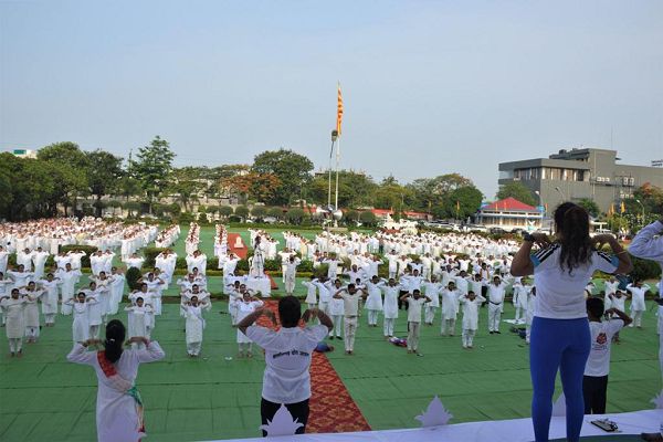शान्ति सरोवर में सात दिवसीय योग महोत्सव का शुभारम्भ