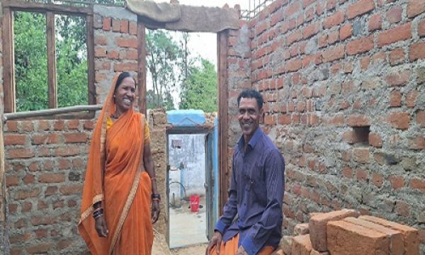 पीएम आवास होगा तैयार, हितग्राहियों को मिल रही खुशियां अपार