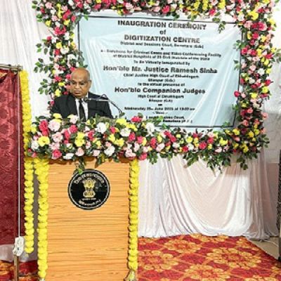 जिला न्यायालय बेमेतरा में डिजिटलाइजेशन सेंटर का वर्चुअल उद्घाटन