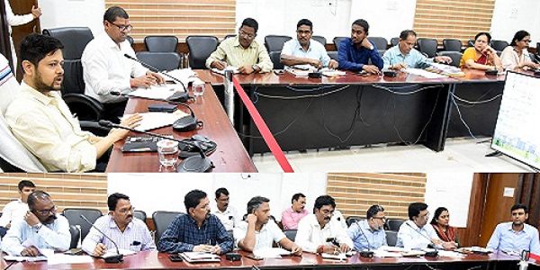 जिला प्रशासन और बीएसपी प्रबंधन की बैठक संपन्न