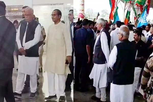 कांग्रेस की सभा में बारिश के बीच नेताओं में हावी रही दिखावेबाजी