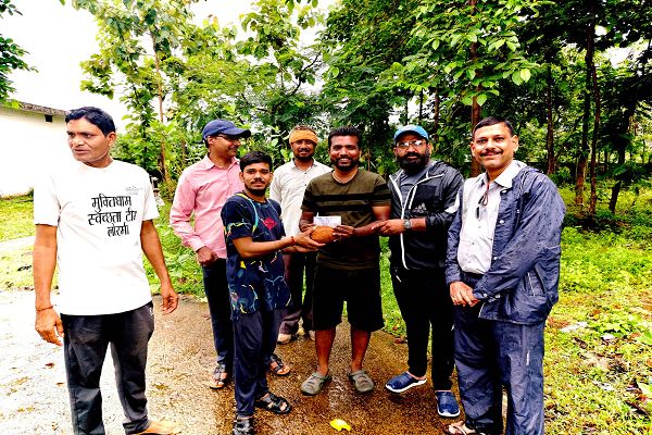  मुक्तिधाम में मनाया गया हरेली त्यौहार