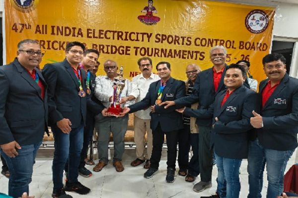 छत्तीसगढ़ की टीम ने अखिल भारतीय विद्युत ब्रिज प्रतियोगिता में जीते 3 पदक