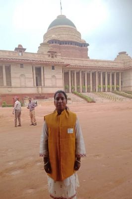 राष्ट्रपति भवन में आयोजित एट होम रिसेप्शन में शामिल हुई बगीचा की सुमन तिर्की