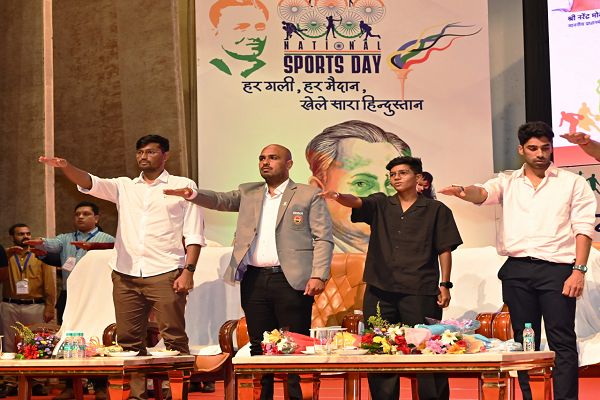 राष्ट्रीय खेल दिवस पर खिलाड़ियों के लिए विभिन्न सत्रों का आयोजन
