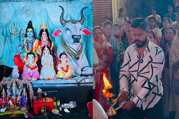 आजाद सोशल एंड स्पोर्ट्स क्लब में गणेश उत्सव पर महाआरती और 56 भोग प्रसादी