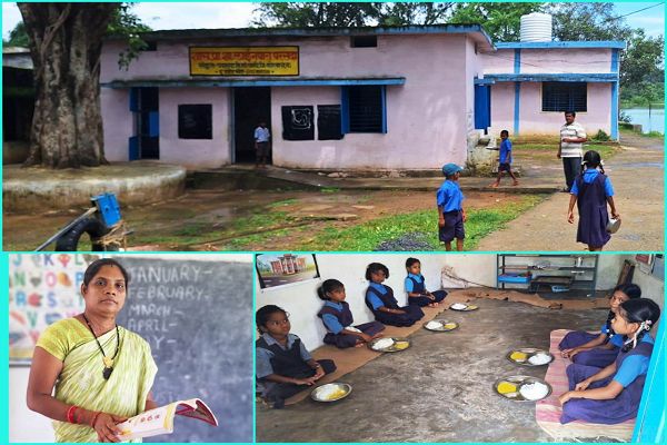  युक्ति युक्तकरण से प्राथमिक शाला के विद्यार्थियों को मिली नियमित शिक्षिका