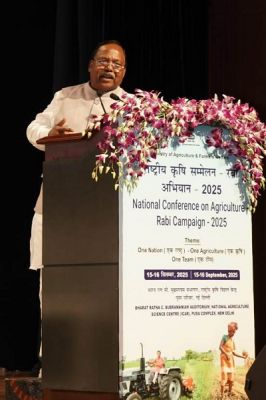  मंत्री श्री रामविचार नेताम नई दिल्ली में आयोजित &rsquo;राष्ट्रीय रबी सम्मेलन&rsquo; में हुए शामिल