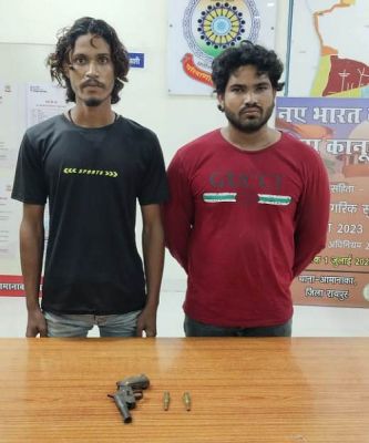 जानलेवा हमला करने वाले दो आरोपी कट्टा-कारतूस के साथ गिरफ्तार