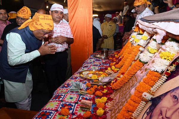  मुख्यमंत्री श्री साय संत बाबा हरदास राम साहिब जी की बरसी महोत्सव में हुए शामिल