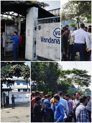 वंदना ग्लोबल प्राइवेट लिमिटेड में मजदूरों की हड़ताल: पेमेंट में अनियमितताओं के खिलाफ विरोध