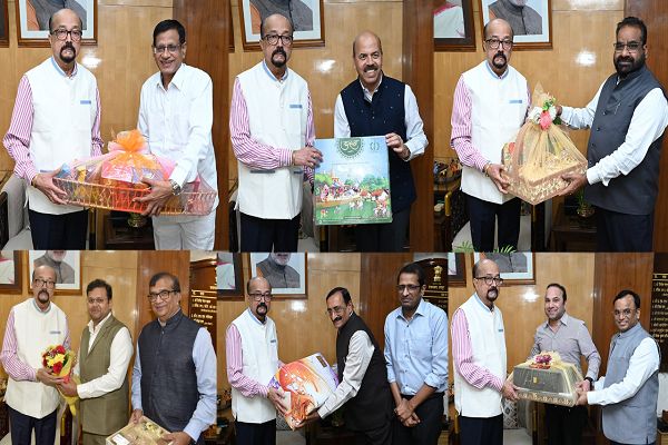 राज्यपाल श्री डेका से विभिन्न विश्वविद्यालयों के कुलपतियों ने सौजन्य भेंट की